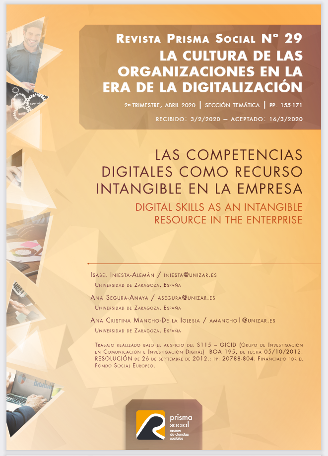 Las competencias digitales como recurso intangible en la empresa